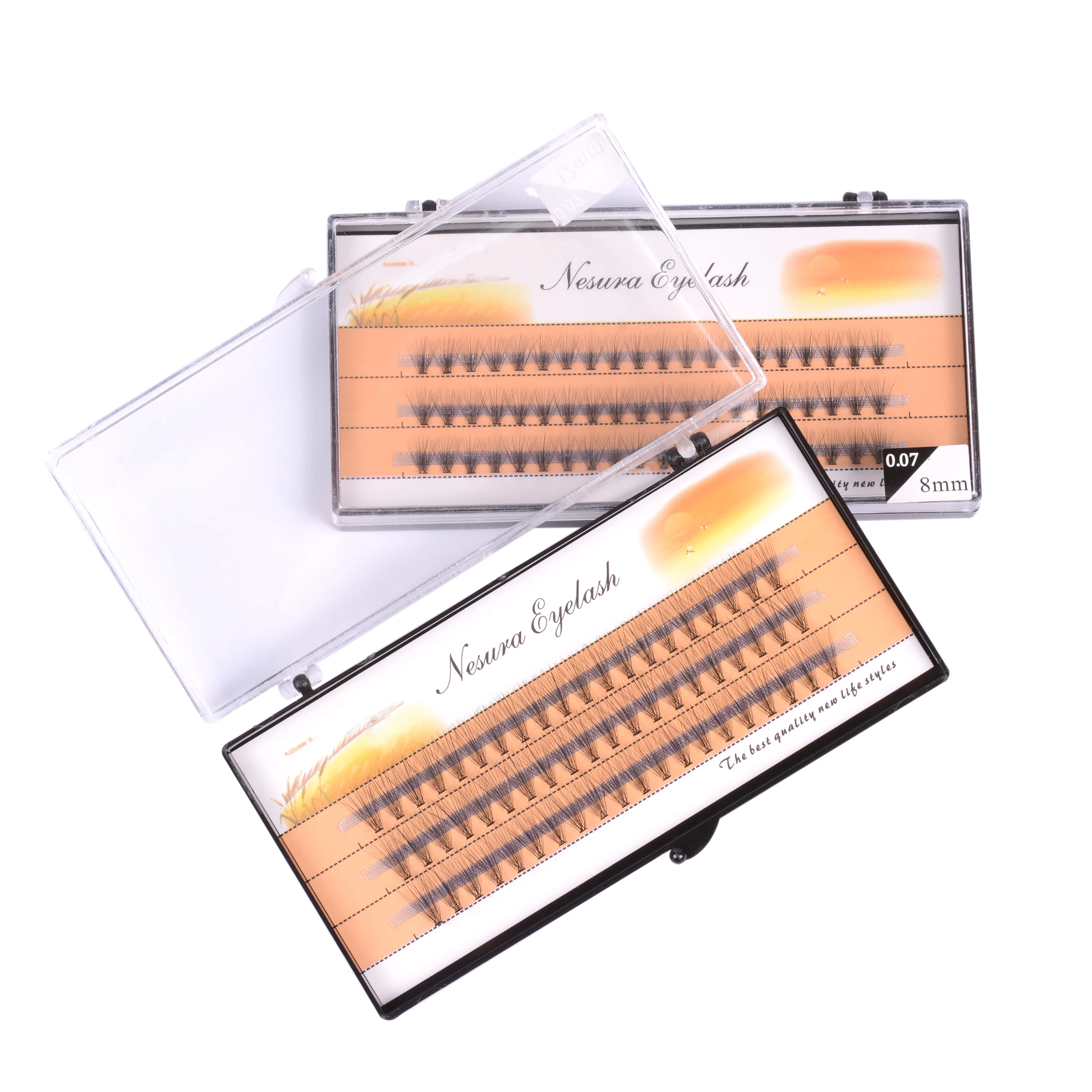 1box big capacity 60 bundles 20d Eyelashes Individual Lashes Natural Style