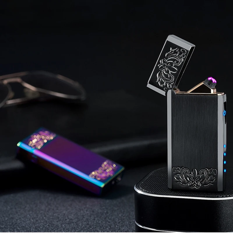 Новый громкий прикуриватель с двойной дугой сенсорным датчиком мощности и