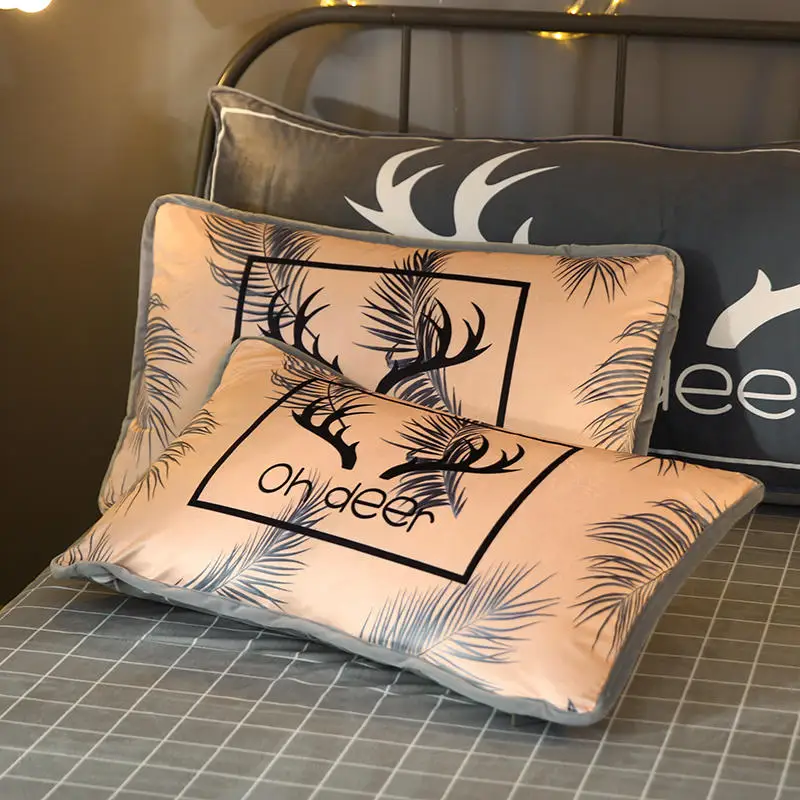 Роскошные комплекты постельного белья с крепкими рогами бежевый комплект теплое