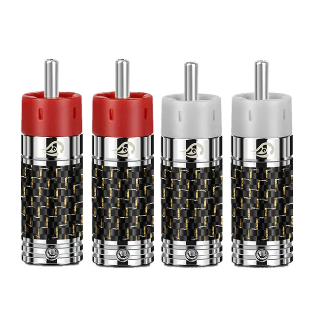 4 шт. RCA разъём для акустической колонки|Коннекторы и разъёмы| |