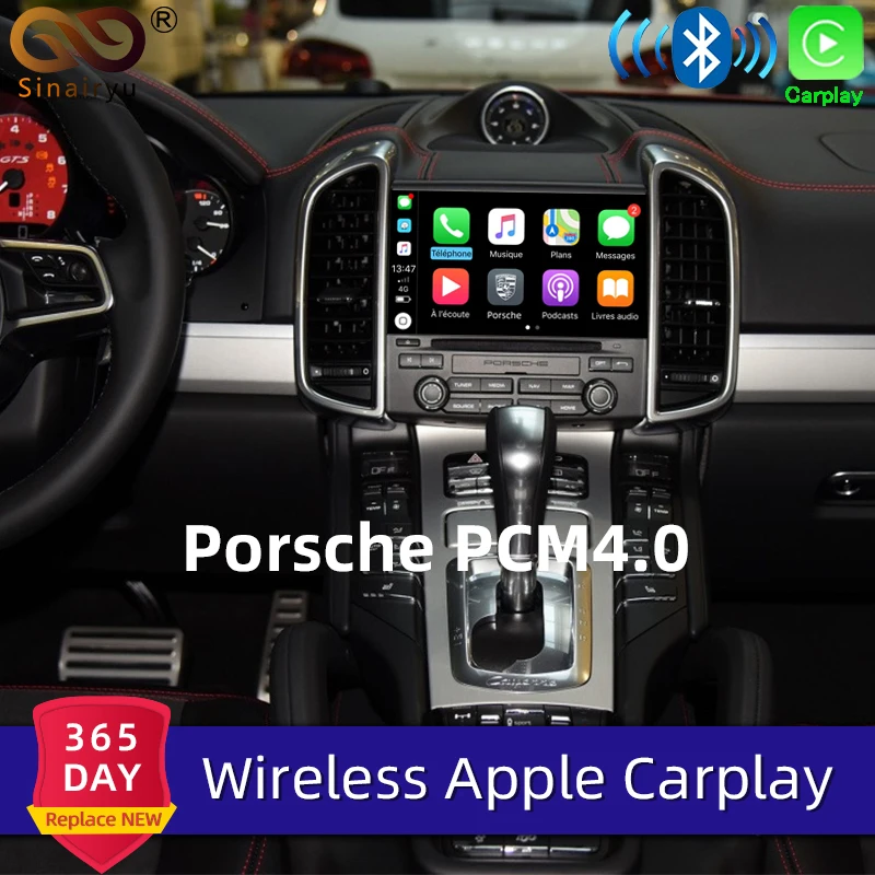 Sinairyu Wifi беспроводной Carplay для Porsche Android Авто зеркальная модернизация 2017-2019 Cayman Cayenne