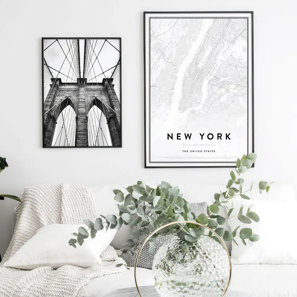 Скандинавский плакат цветы фотография холст картина фотографии для гостиной