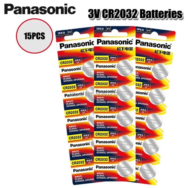 PANASONIC 2020 Акция Распродажа 15 шт. 3 в CR2032 CR 2032 часы батарейки Кнопка монеты пила