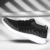 mens breathable running shoes casual fashion outdoor mens sports shoes light socks large size mens jogging sneakers nanx417