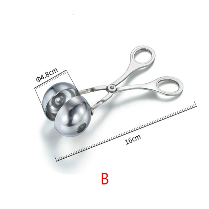 

1Pc Stainless Steel Meatball Machine Mould Small Accessories Food Kitchen Clip Kitchen Fish Accessories Ball Meatball Making