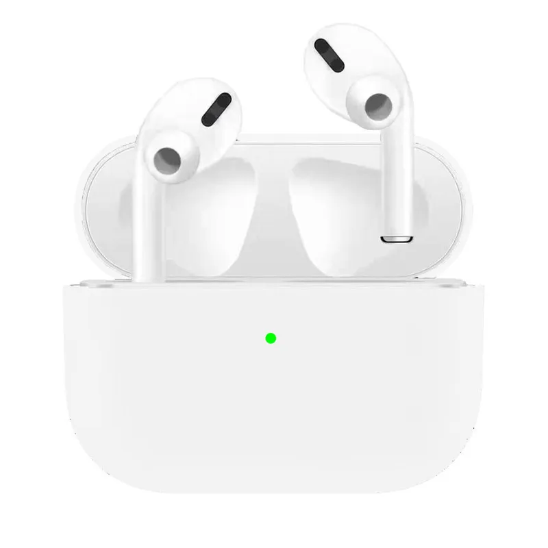 Чехол из жидкого силикона для беспроводных наушников Airpods Pro чехол Air Pods защитный