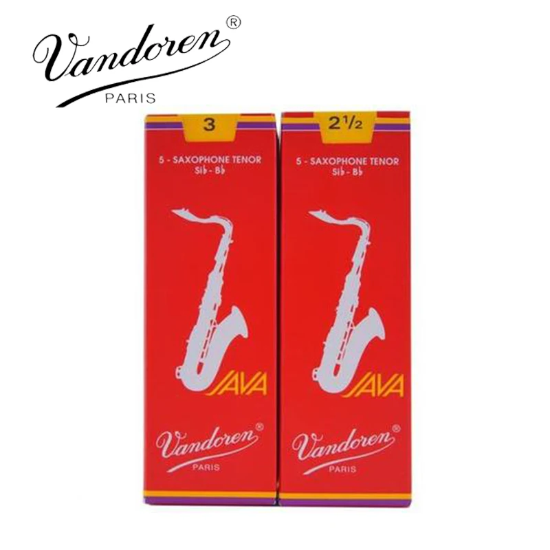 Язычки для саксофона французские Vandoren JAVA Tenor Sax красные язычки Bb тенор 2 5 #3 0 #