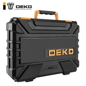DEKO, 22 шт., профессиональный набор инструментов для ремонта автомобиля автоматический гаечный ключ с трещоткой, отвертка, набор механические инструменты с выдувной коробкой