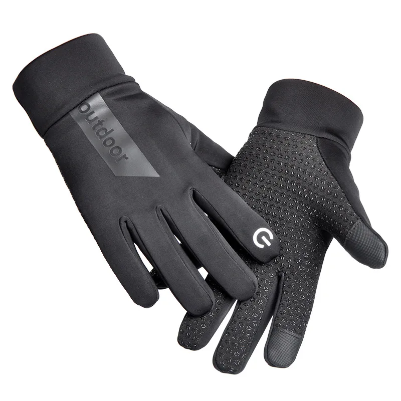 

Outdoor Sports Gloves Winter Touch Screen Non-slip Driving Motorcycle Snowboard Warm Gloves Cycling Fleece Windproof Men Women