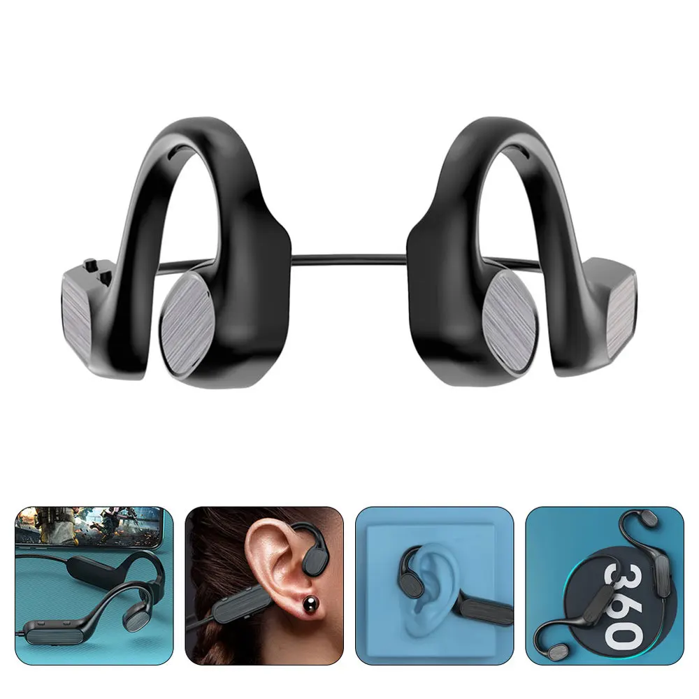 

1 Set of Bone Conduction Headset Waterproof Running Earphone Stereo Headset