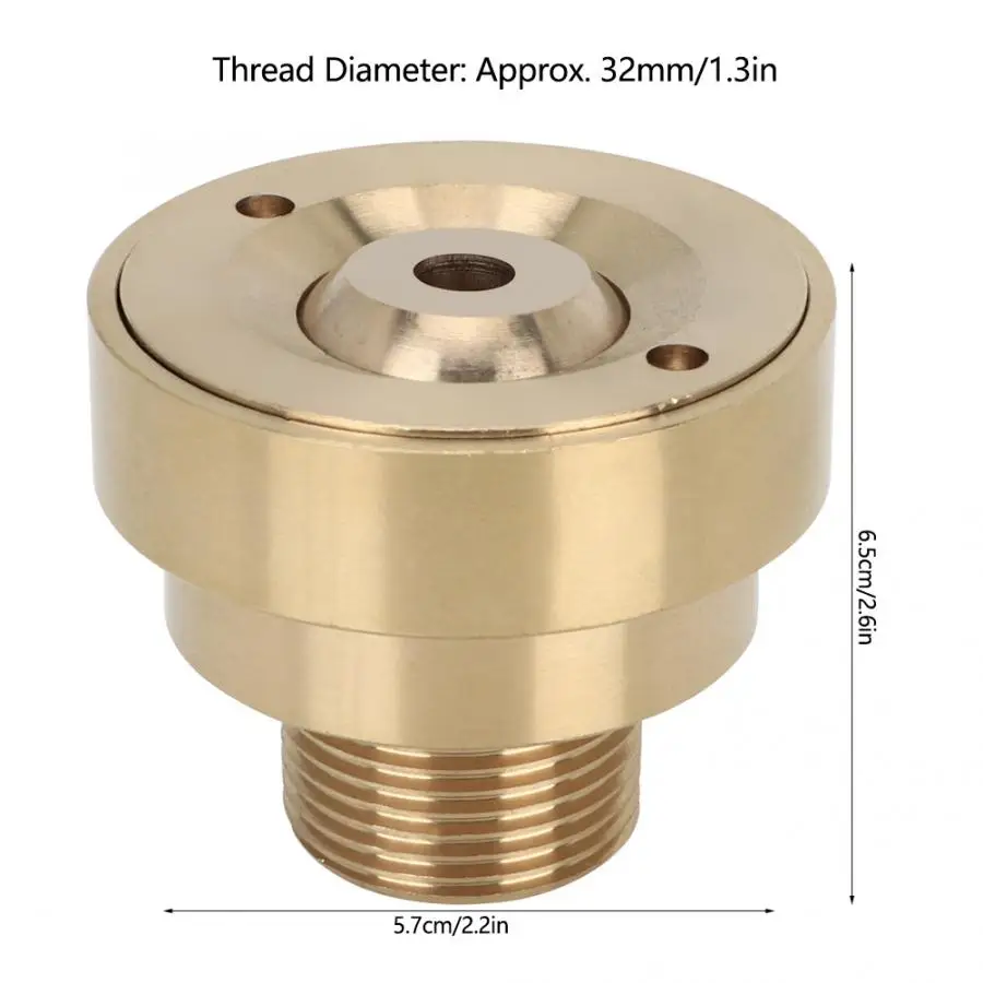 G1in медная насадка для орошения сада лужайки пруда спринклер с распылителем воды
