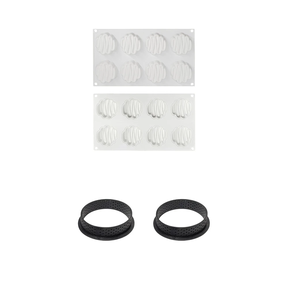 Новый 8 даже круглый мусс форма моделирование крем торт украшение формы круглая