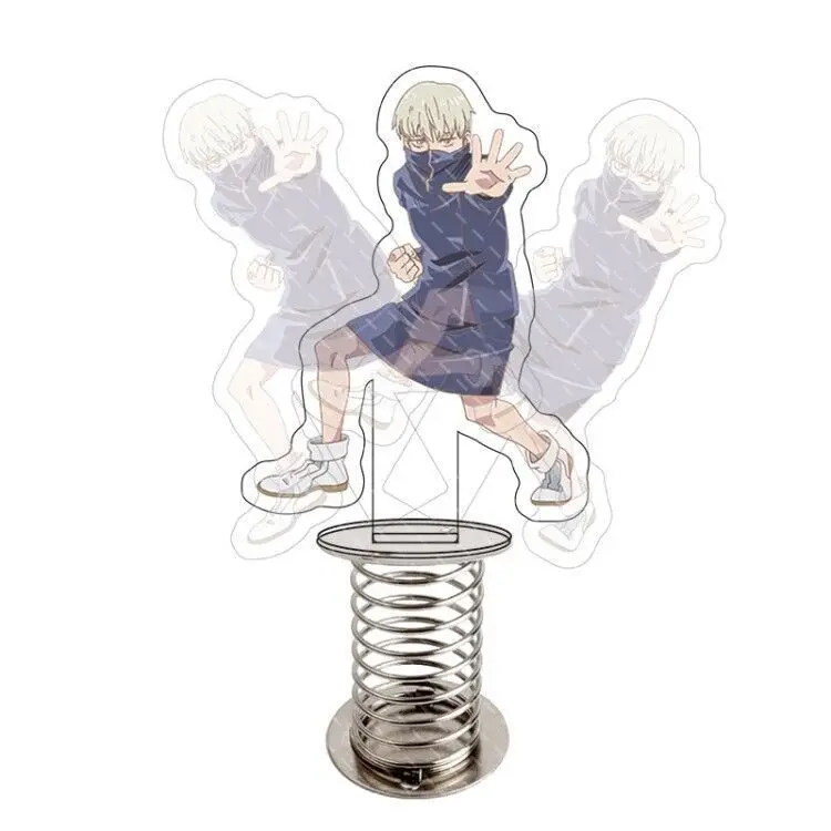 

NEW Figure Anime Jujutsu Kaisen Gojo Satoru Inumaki Toge Ltadori Yuji Cosplay Acrylic Cartoon Keyrings Fans Jewelry 2021