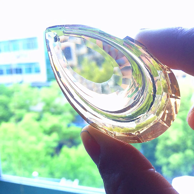 (Бесплатное кольцо) 63 мм хрустальная люстра К9 в форме шампанского подвесная