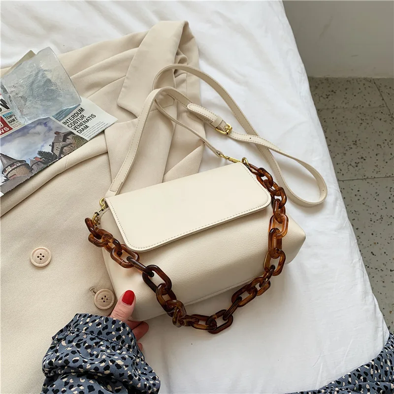

Womens Handbags Women's 2021 New Versatile Shoulder Underarm Simple and Fashionable Small Square Bag Purses