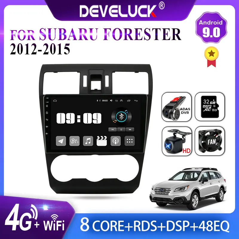 Автомагнитола 2 Din Android 10 мультимедийный видеоплеер для Subaru Forester XV WRX 2012 2015