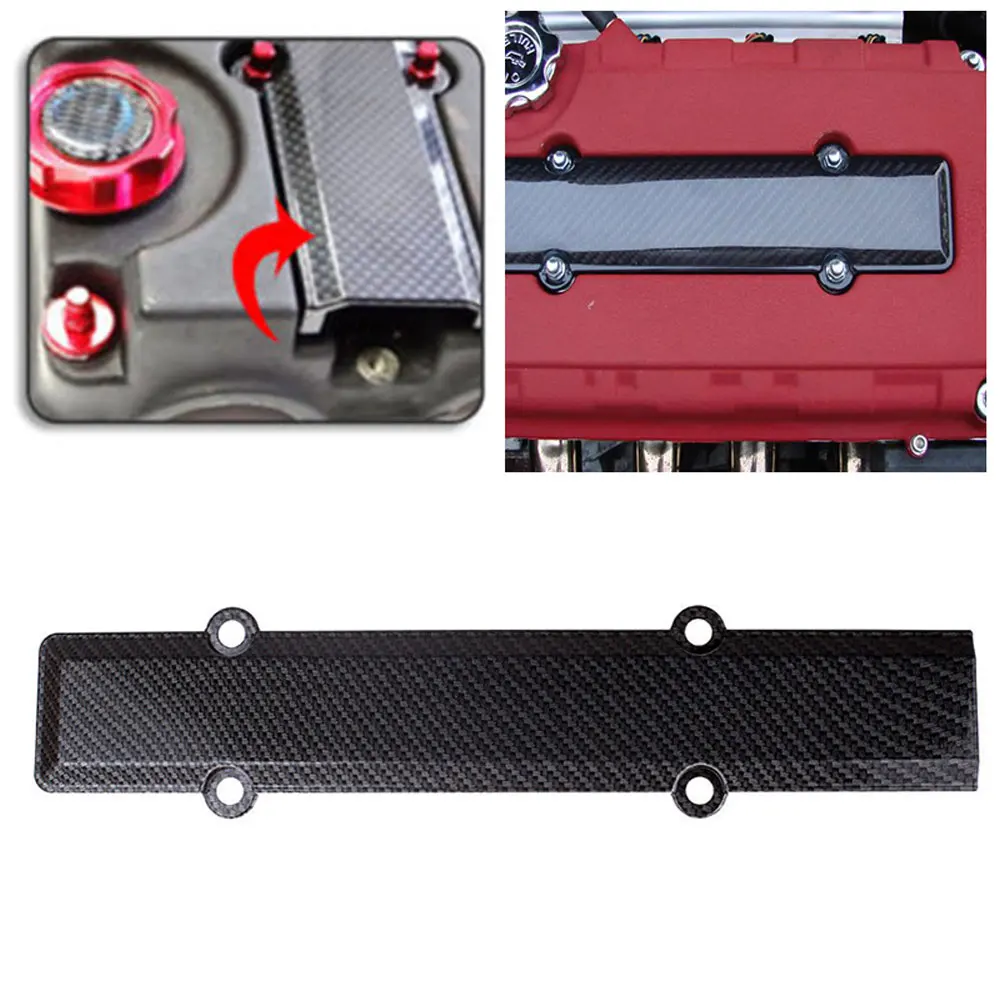 1 комплект ABS крышка свечи зажигания из углеродного волокна двигателя клапана