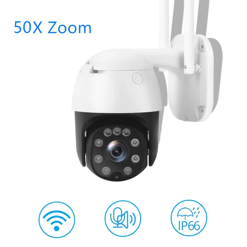 SECUEYE 1080P купольная IP камера Камера WiFi Pan/наклон 5X зум возможностью погружения