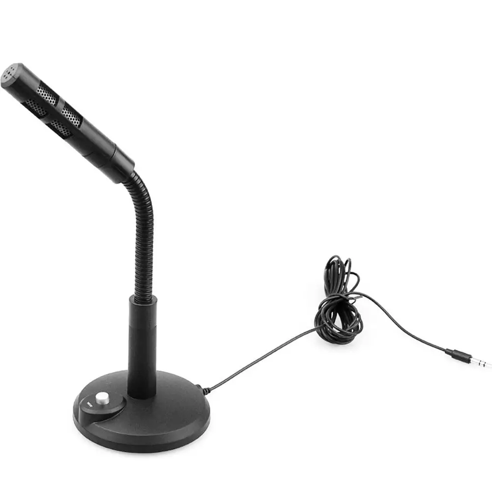 Универсальный Регулируемый USB 3 5 мм В настольный микрофон с шумоподавлением