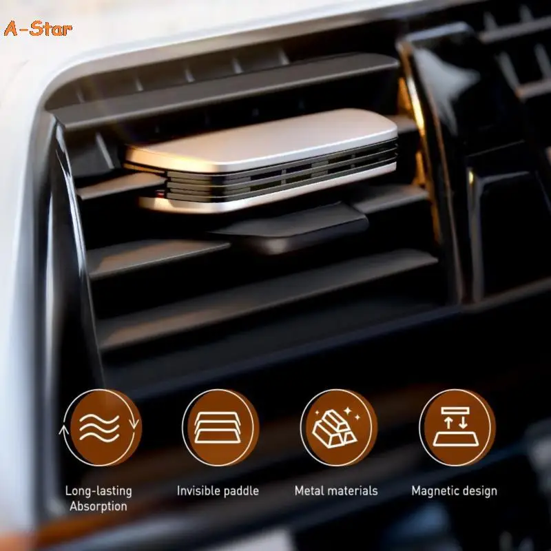 

Освежитель воздуха для автомобиля, металлический керамический ароматизатор, аксессуары для интерьера автомобиля, автомобильный парфюм