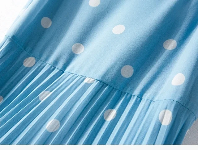 

Polka Dot Women Sling Midi Dress 2020 New Sexy Simple Backless Sleeveless Spaghetti Strap Lace-up Long Dresses Holiday Beach