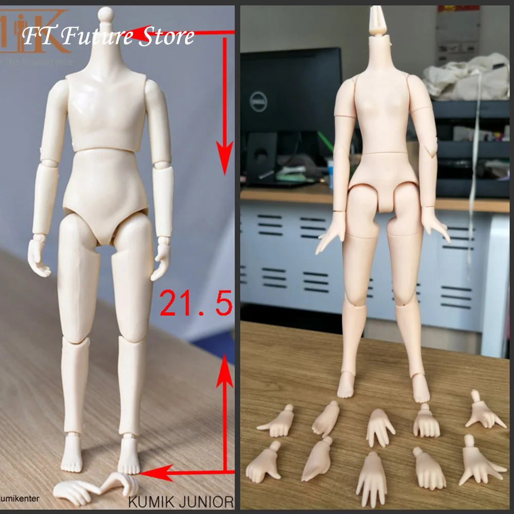 21 5 см 1/6 KUMIK маленькая девочка женское младшее тело фигурка кукла DIY модели