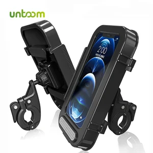 untoom bicycle phone holder waterproof bike motorcycle handlebar cellphone stand universal motorbike scooter phone mount bracket free global shipping