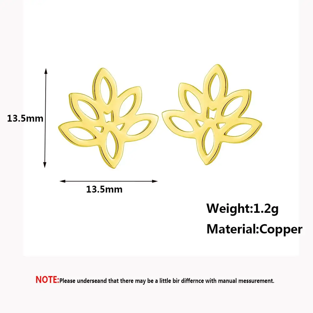 Креативные серьги-гвоздики Chandler из нержавеющей стали с цветком модные ювелирные
