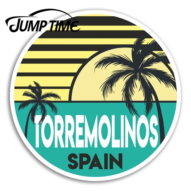 

Jump Time for Torremolinos Spain Vinyl Stickers Cool Sticker Laptop Luggage Decal Car Styling Motor Helmet Decor Car Accessories