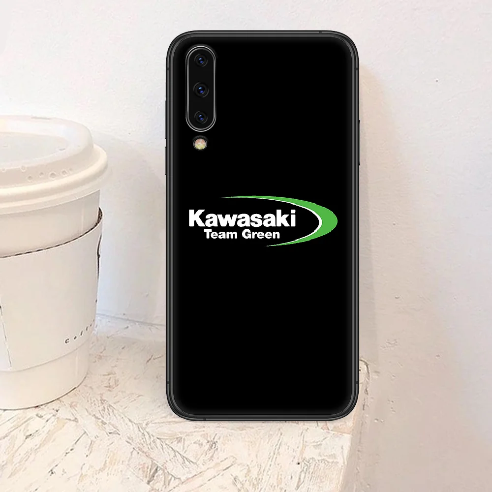 

Kawasaki Ninja moto Phone Case For Samsung Galaxy A 3 5 7 8 10 20 20E 21S 30 30S 40 50 51 70 71 black Funda 3D Prime Painting