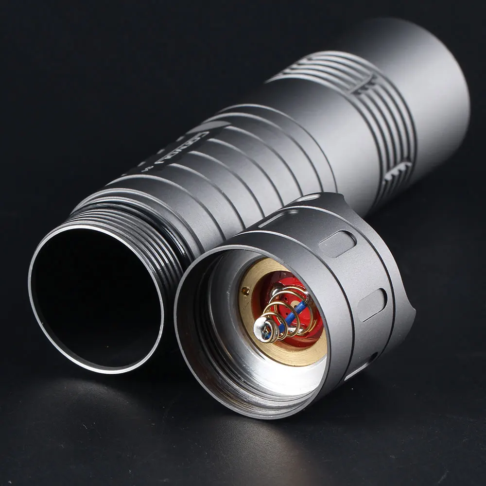 Серый конвой S11 с CREE XHP50.2 26650 фонарь фонарь|Фонарики и осветительные приборы| |