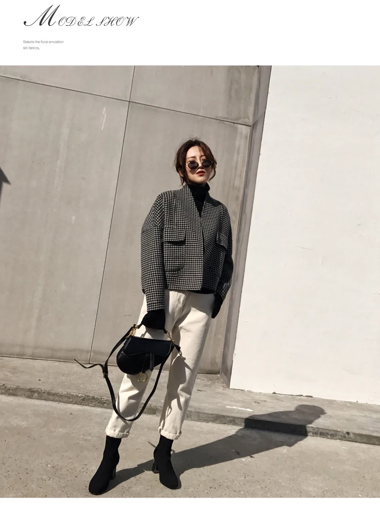 Manteau femme, Женское шерстяное клетчатое пальто с карманами, шерстяное пальто, куртка для женщин, женская утепленная верхняя одежда, куртка, пальто, chaquetas mujer