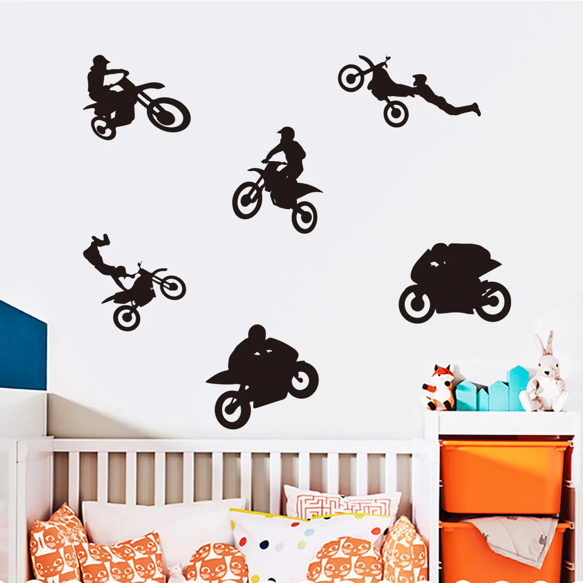 

Creative Anime Cartoon Wall Stickers for Baby Room Door Decoration Stickers Child Room Decor Waterproof Vinyl Wall Decal Kawaii