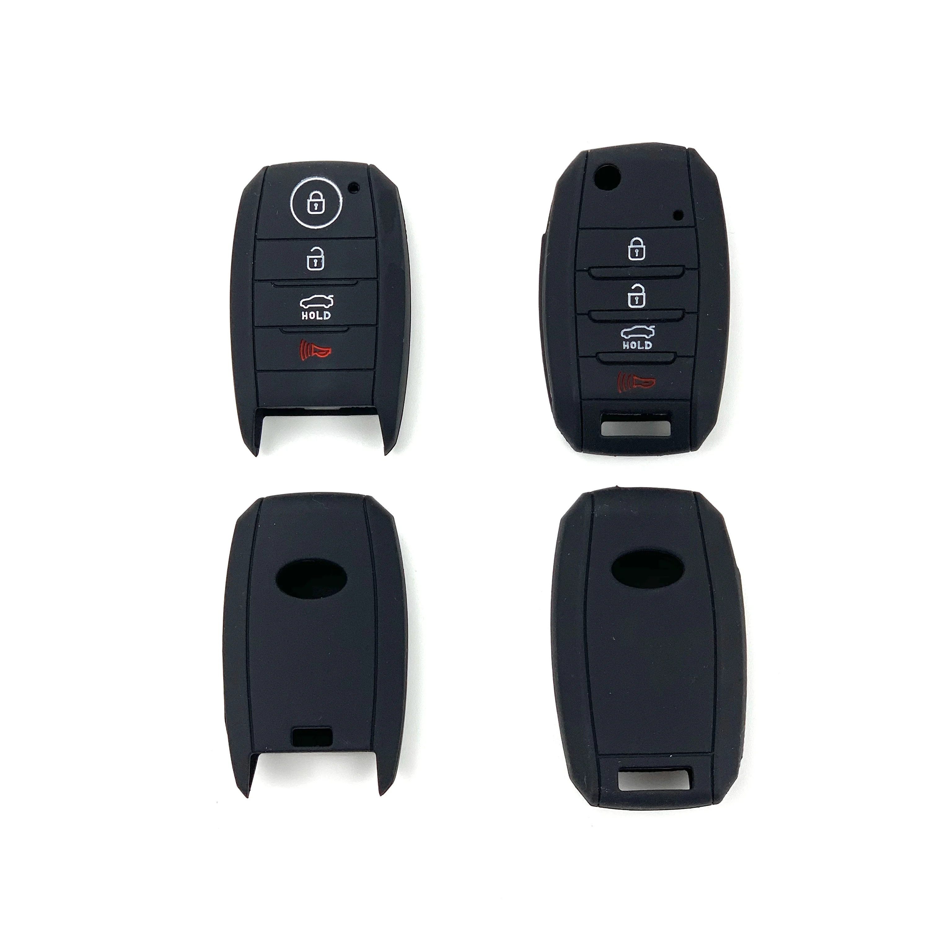 Силиконовый чехол для ключей от машины 4 кнопки без ключа умный ключ Kia