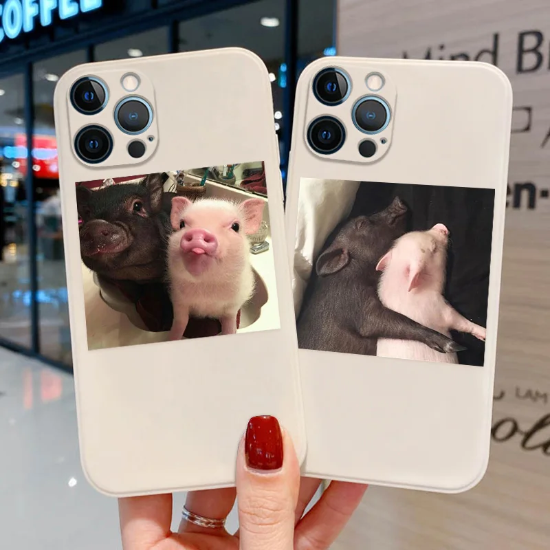 

OPPO A12 Case For Realme C21 Cases Silicon Funda OPPO A54 A74 5G A53 A32 A11K A11X A33 A3S A15S A9 2020 Silicon Pig Back Covers