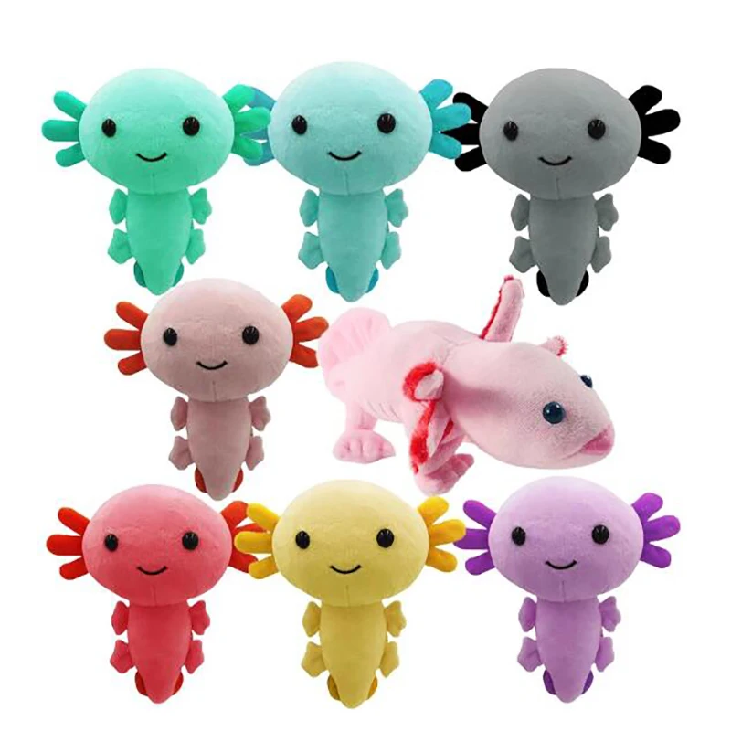 

Плюшевая игрушка Kawaii Axolotl, 20 см, мультяшное милое животное, мягкая плюшевая кукла для детей, день рождения