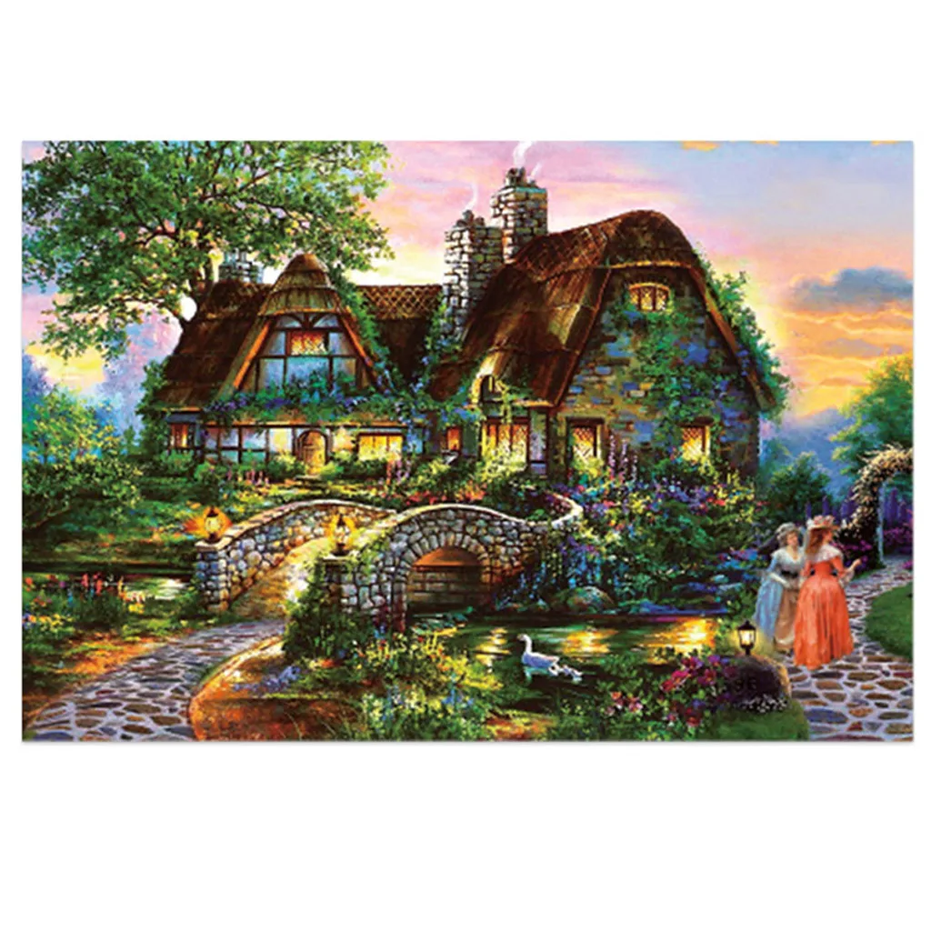 Jigsaw Puzzles 1000 Pieces 234 Marvel Puzzle Toys for Adults Children Assembling Picture Landscape Games Educational Toy | Игрушки и