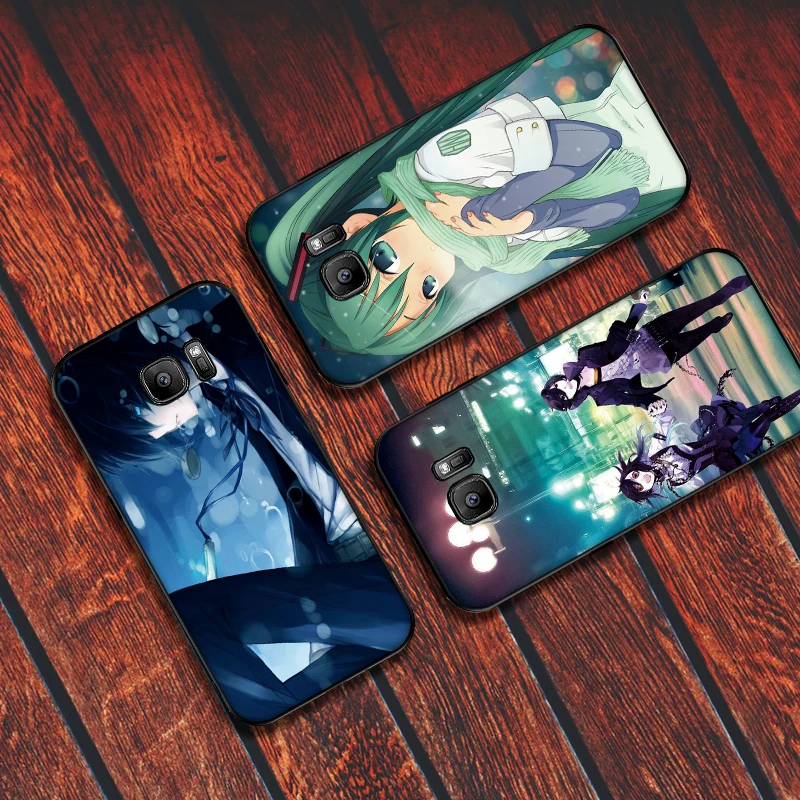 Милое Платье для девочек в стиле аниме мягкий силиконовый чехол телефона Samsung Galaxy