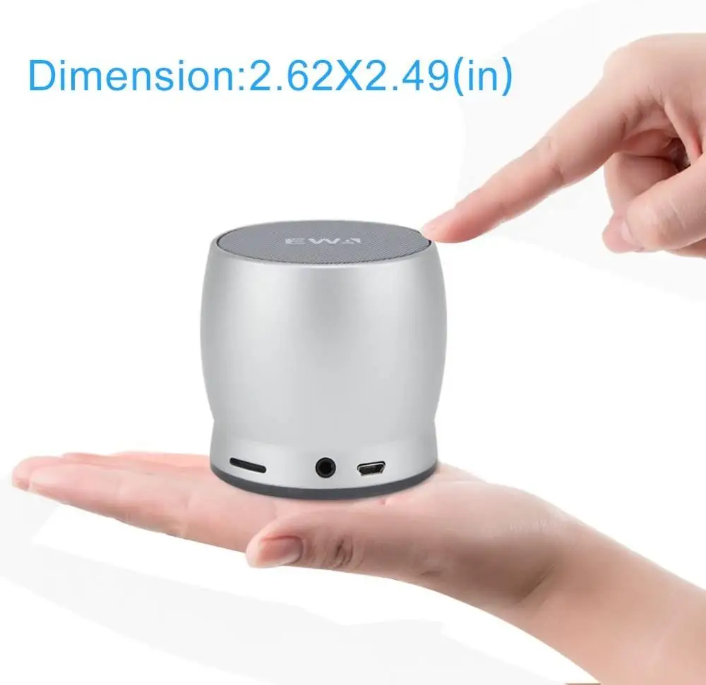 EWA A150 Subwoofer Portable Wireless Bluetooth Speaker Metal Provides Powerful Sound and Bass Premium | Электроника