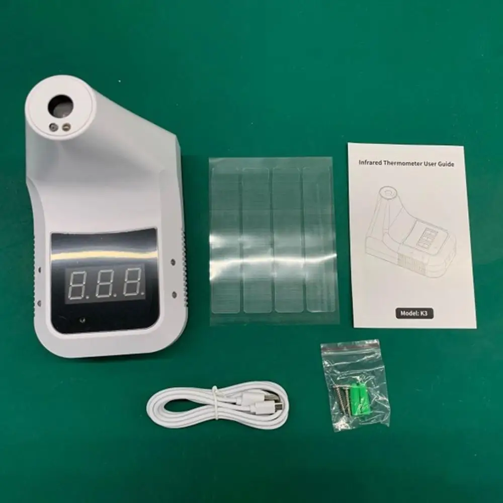 Настенный бесконтактный термометр K3 инфракрасный цифровой ЖК дисплей лазерный
