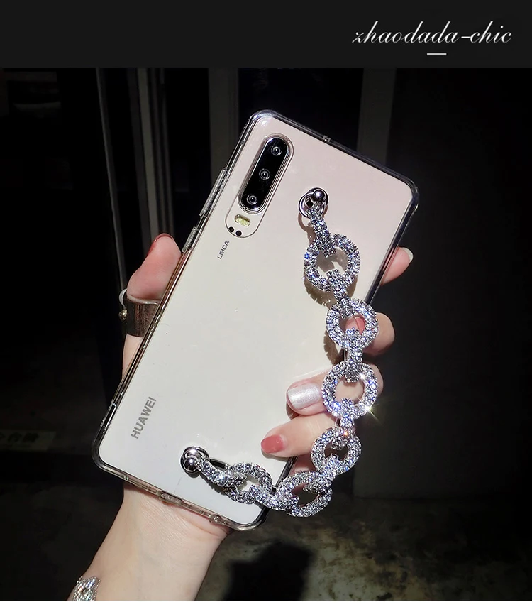 Роскошный блестящий чехол со стразами для Huawei Honor 8 9 10 20 Lite V10 V20 7X 8X Nova5 3 4 5 мягкая