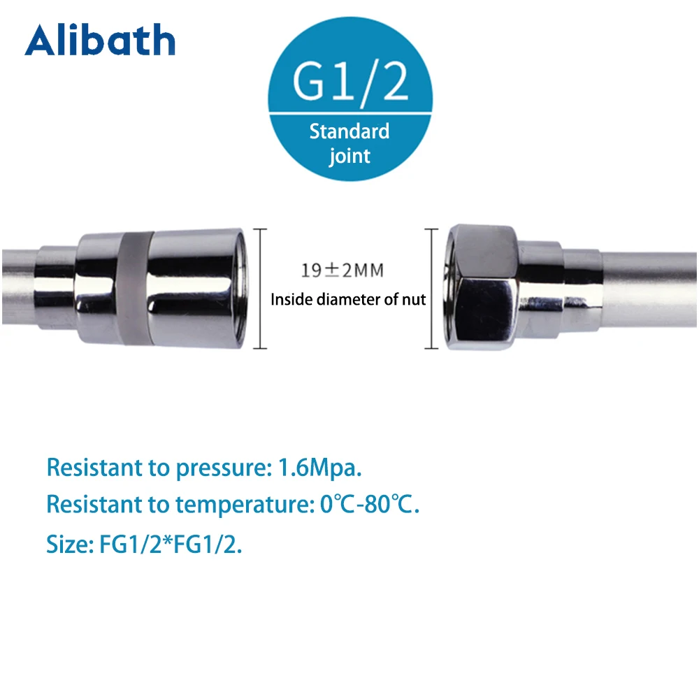 ПВХ высокого давления Гладкий шланг для душа утолщение анти обмотки ванны