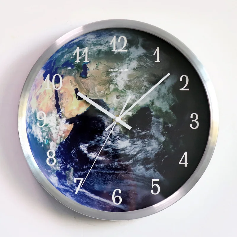 

New 12 Inch Creative Modern Design Mute Wall Clock Room Office Home Decor Battery Operated Silent Light Luxury Luminous Clocks