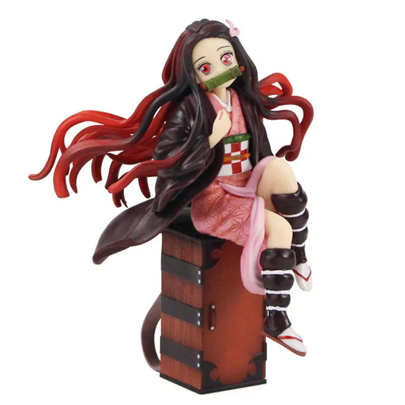 Экшн фигурка Kimetsu no Yaiba Nezuko Tanjirou Zenitsu Giyuu Inosuke из ПВХ аниме убийца демонов