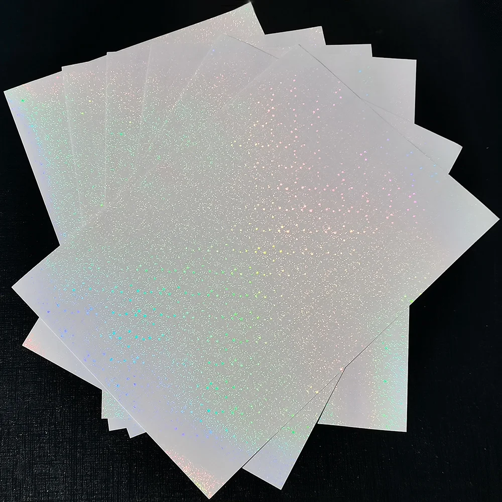 Голографический песочный блеск плюс пять звезд фольги клейкая лента холодного
