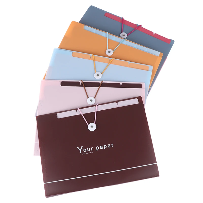 Расширяющаяся папка для файлов 2020 переносная сумка A4 бумага органайзера