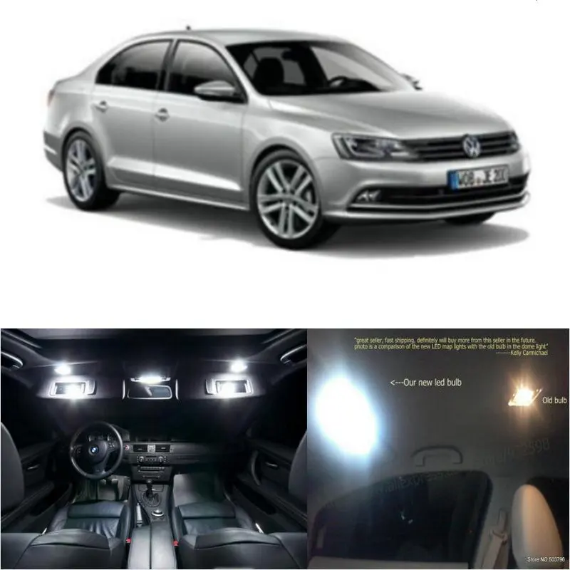 8 шт. светодиодные лампы для салона автомобиля VW jetta | Автомобили и мотоциклы