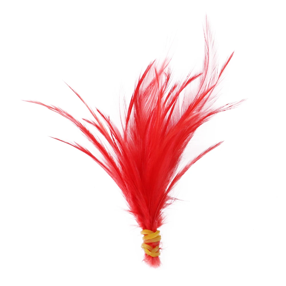 

100Roots/ Bunch Dyed Various Rooster Chicken Feathers for Diy Jewelry Making Decoration Natural Feather Fly Tying Materials