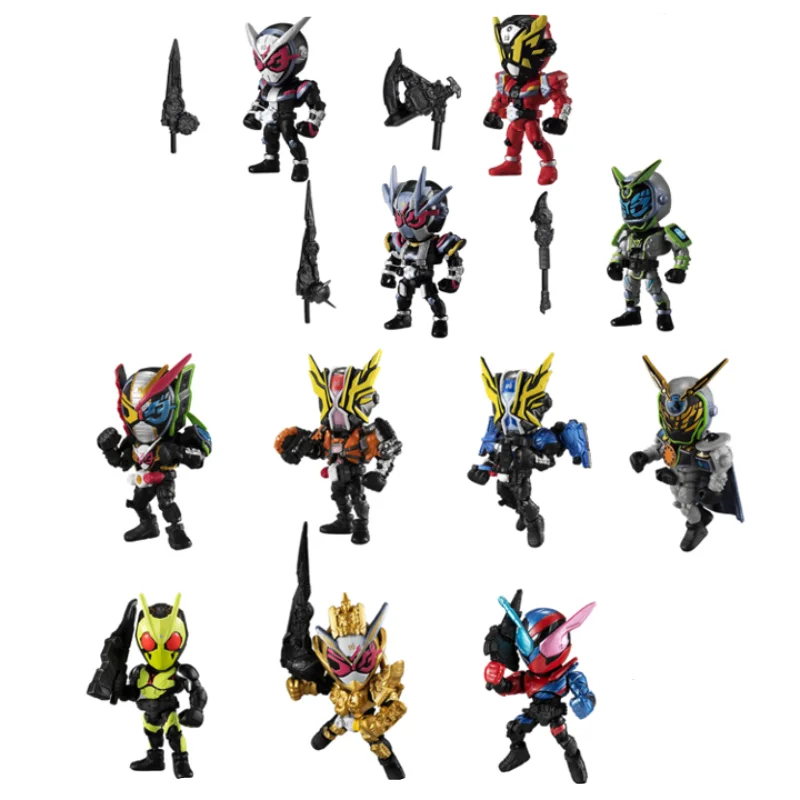

Оригинальная Подлинная японская аниме модель Bandai Gashapon Kamen Rider SD 01 02 03 декоративные украшения