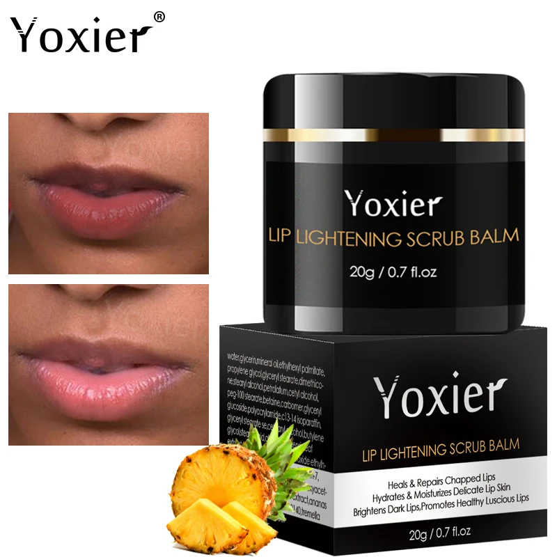 

Lip Whitening Scrub Whitening Brightening Nourishing Moisturizing Anti-Drying Reduce Fine Lines Increase Elasticity Exfoliating